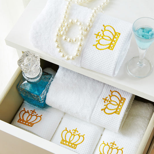 Royalty embroidered towel