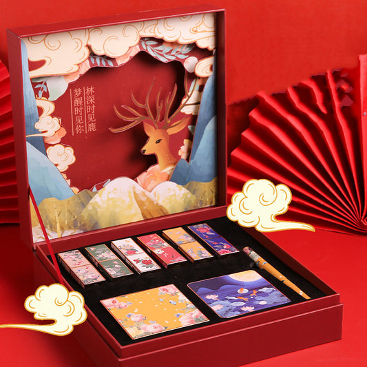 Yilu Fanhua Style Carved Lipstick Set