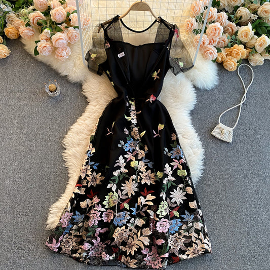 Embroidered French Dress