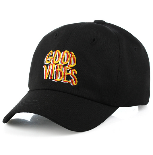 Good vibes embroidery cap